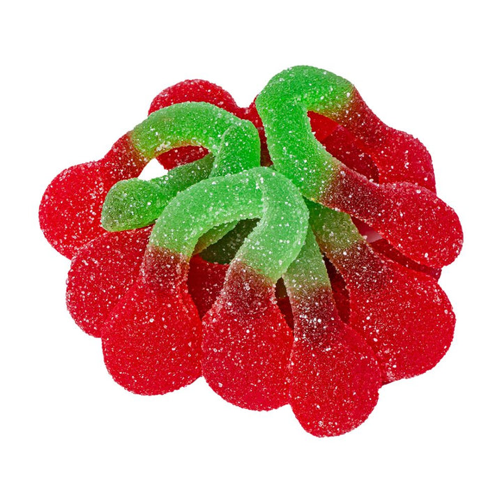 Sparkling Cherries, prickelnde Gummibonbons mit Kirschgeschmack (1kg Packung)