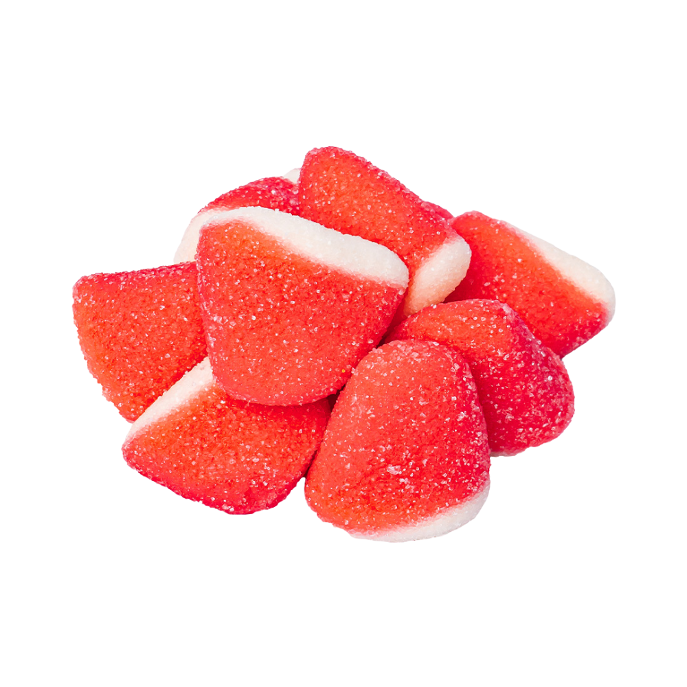 Erdbeere & Sahne, 1 kg Gummibonbons mit Erdbeer- und Sahnegeschmack